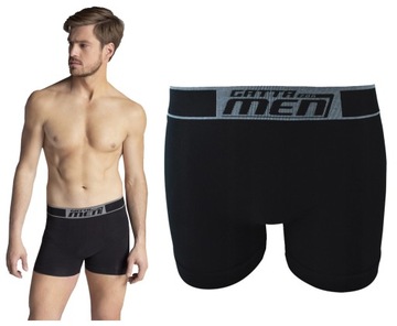 GATTA BOXER BOKSERKI MĘSKIE BAWEŁNA CZARNE S