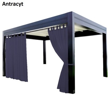 Уличные водонепроницаемые шторы H=220см С липучкой Много цветов БЕСПЛАТНАЯ ПОЯСКА