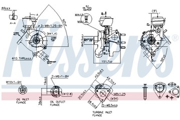 Турбокомпрессор NISSENS 93038 PL раздача