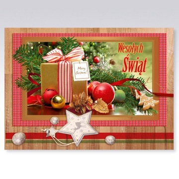 KARNET ŚWIĘTA BOŻE NARODZENIE BN + KOPERTA 8 SZTUK
