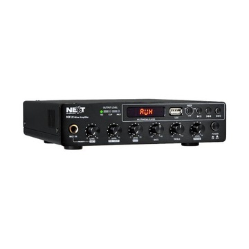 NEXT MX120 - wzmacniacz miksujący 120W, 100V, USB, RCA, XLR, AUX i BT