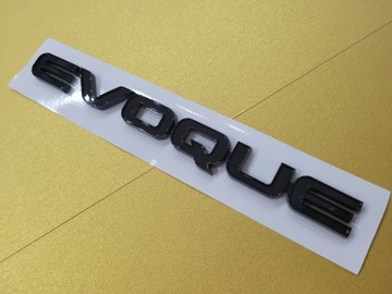Эмблема EVOQUE Черная глянцевая