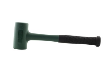 МОЛОТ БЕЗОТДАЧНЫЙ, резиновый, 520 г, цельнолитой