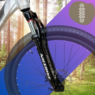 Горный велосипед MTB 26 Shimano 21 Gears 2xtarcze Алюминиевая рама 18 