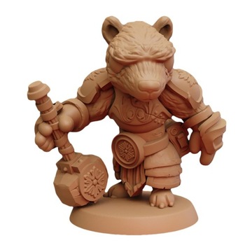 Figurki Dice Head CIBI Badger Cleric RPG