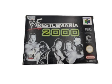 NINTENDO 64 WRESTLEMANIA 2000 KARTON BOX PAL VERSI