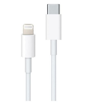 KABEL USB TYP C - LIGHTNING IPHONE BIAŁY