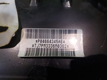 DODGE CALIBER 08R 5D AIRBAG ULOŽENÍ SPOLUJEZDCE P04664345AE