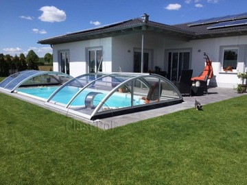KLASIK БАССЕЙН КРЫША 8,50x3,95x1,25 м ПРЕМИУМ
