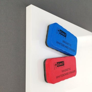 Магнитная губка 51х106мм 3 шт., разные цвета, ластик для доски