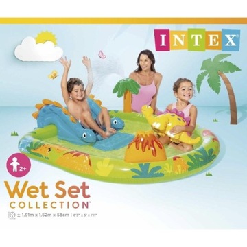 INTEX Детская площадка, бассейн, лягушатник, горка 57166
