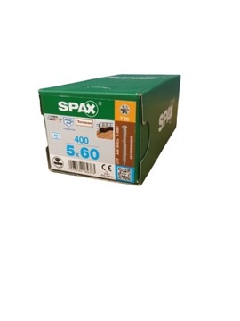 Spax 5x60 Wkręty Tarasowe ze stali nierdzewnej A2 - SREBRNE - OP. 400 sztuk