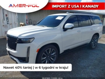 Cadillac Escalade III 2024 Cadillac Escalade 2024 Cadillac Escalade 4wd Sport Platinium 6.2 Benzyna