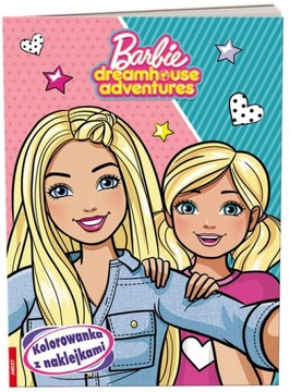 Kolorowanka z naklejkami Barbie