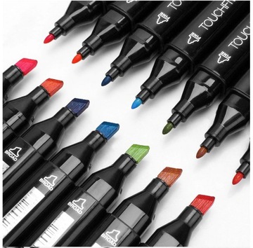 МАРКЕРЫ АЛКОГОЛЬНЫЕ МАРКЕРЫ МАНГА НАБОР 168 ШТ. ОРГАНАЙЗЕР + СУМКА + РЕГУЛЯТОРЫ