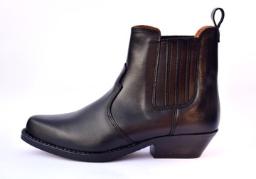 БОТИНКИ ИЗ ГЛАДКОЙ КОЖИ КОВОВЫ БОТИНКИ ПОЛЬСКАЯ ОБУВЬ KG1 BR