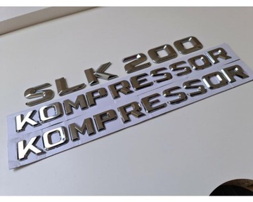 KUFR ZADNÍ SLK200 KOMPRESOR W BARVA STŘÍBRNY CHROMOVANÝM Z PÍSMENO B