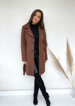 ОСЕННЕ-ЗИМНЕЕ ПАЛЬТО INGRID CHOCOLATE M