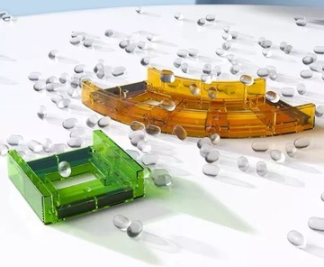 KLOCKI MAGNETYCZNE KOLEJKA ELEKTRYCZNA TOR 93 EL