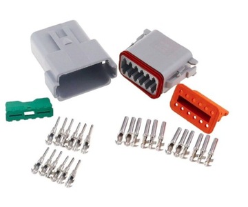 Zestaw naprawczy wtyczka KOSTKA ZŁACZE 1-2mm2 HERMETYCZNA DEUTSCH DT 12 PIN