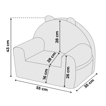 ДЕТСКОЕ СИДЕНЬЕ ИЗ РОЗОВОГО ПОРОНА RoyalChild