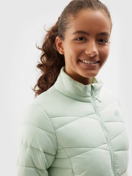 4F КУРТКА-ПУХОВИК ДЕВОЧКА ПЕРЕХОДНАЯ ВЕСНА-ОСЕНЬ