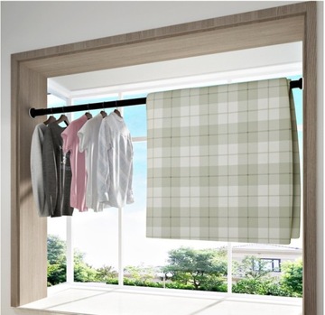 ВЫДВИЖНАЯ КАРДИНА ДЛЯ ОДЕЖДЫ КАРДИНА ДЛЯ ШТОР 110-200 ДИАМ. 25