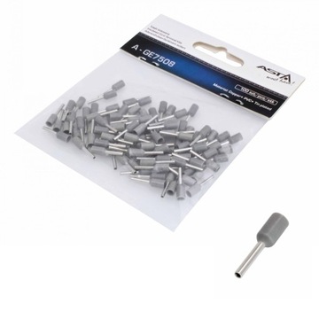Tulejki izolowane kablowe tulejka 0,75 mm² 100 szt