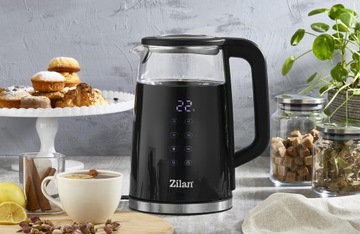 ЭЛЕКТРИЧЕСКИЙ ЧАЙНИК РЕГУЛИРОВАНИЕ ТЕМПЕРАТУРЫ ЦИФРОВОЙ 40°C - 100°C 1,7 л 2200 Вт