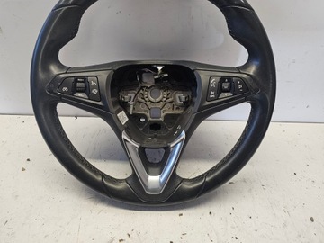 OPEL ASTRA K CORSA E VOLANT ČERNÁ KOŽENÁ MULTIFUNKČNÍ