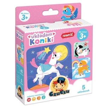 Puzzle. Układam Koniki 3+