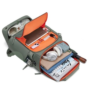 Рюкзак для ноутбука Outwalk 7716 15,6 с карманом для обуви шалфей