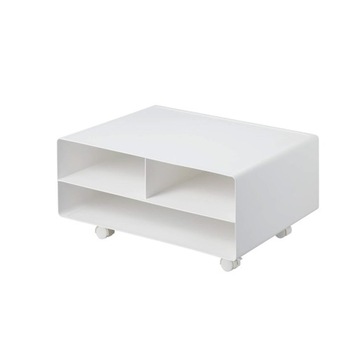 YAMAZAKI HOME Stalowy Stojak na Drukarkę Tower Printer Rack, biały