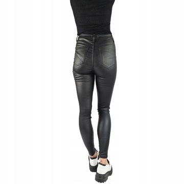ЖЕНСКИЕ БРЮКИ ИЗ ВОЩЕНОЙ КОЖИ БОЛЬШИХ РАЗМЕРОВ