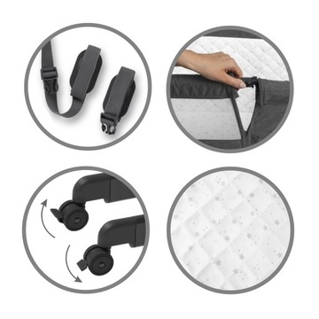 Детская кроватка Kidwell Snuzzy Dark Grey