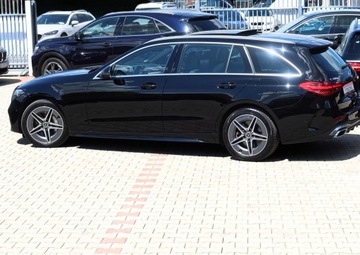 Mercedes Klasa C W206 Kombi Plug-In 2.0 300e 313KM 2023 Mercedes C300e 313 koni 2xAMG Panorama Hak Blis Webasto Ambiente LKA Hi-Fi, zdjęcie 5