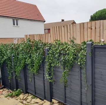 ИСКУССТВЕННЫЙ Плющ x 6 ШТ. 12 м Для Настенной Балконной Гирлянды Искусственные Листья