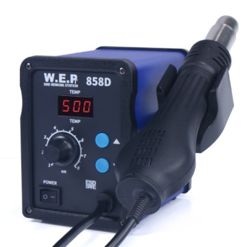 WEP 858D МАШИНА ДЛЯ СВАРКИ ПЛАСТМАСС +9xСОПЛА +НАПРАВЛЯЮЩАЯ