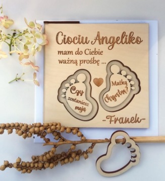 ПРИГЛАШЕНИЕ, ТЕТЯ, БУДЕШЬ КРЕСТНОЙ, КРЕЩЕНИЕ 3д