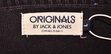 JACK&JONES bluzka GREY koszulka NICOLAI _ L