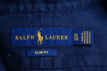 Ralph Lauren Slim Fit koszula lniana r.XL/TG
