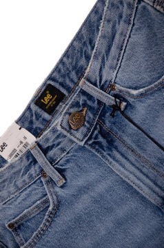 LEE spodenki SLIM low JEANS blue NEW HOTPANT _ W27