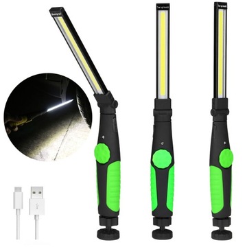 LAMPA ROBOCZA COB WARSZTATOWA UCHWYT MAGNETYCZNY