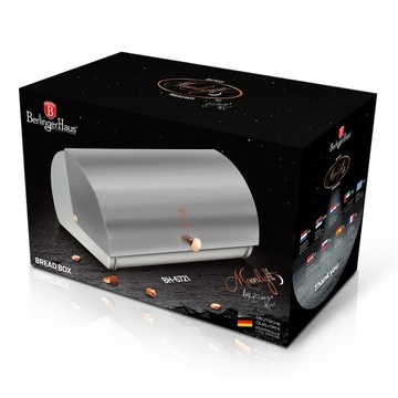 Контейнер для хлеба GREY STEEL BREAD BAKER
