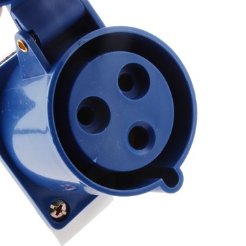 розетка плоская угловая V 2P + E водонепроницаемая IP44 32A