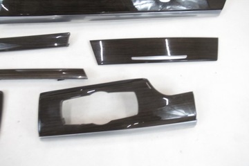 Listwy ozdobne dekory BMW F01 EUROPA drewno chrom
