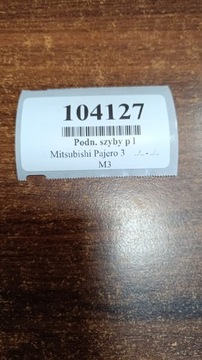 MITSUBISHI PAJERO 3 ZVEDÁK OKNO LEVÝ PŘEDNÍ