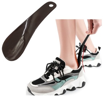 MAŁA ŁYŻKA DO BUTÓW PODRĘCZNA PLASTIKOWA KOLOROWA