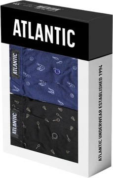 ATLANTIC LUŹNE BOKSERKI MĘSKIE SZORTY 2MBX013 *M*