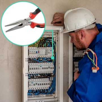 НАБОР 3 шт. - ЩИПЦЫ, ПЛОСКОГУБЦЫ, КРЕЗЦЫ, ПЛОСКОГУБЦЫ, 16 СМ